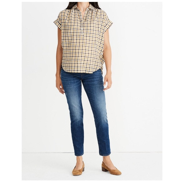 Madewell The Maternity Side-Panel Slim Boyjean: Adjustable Edition, Size 29 - Picture 1 of 12